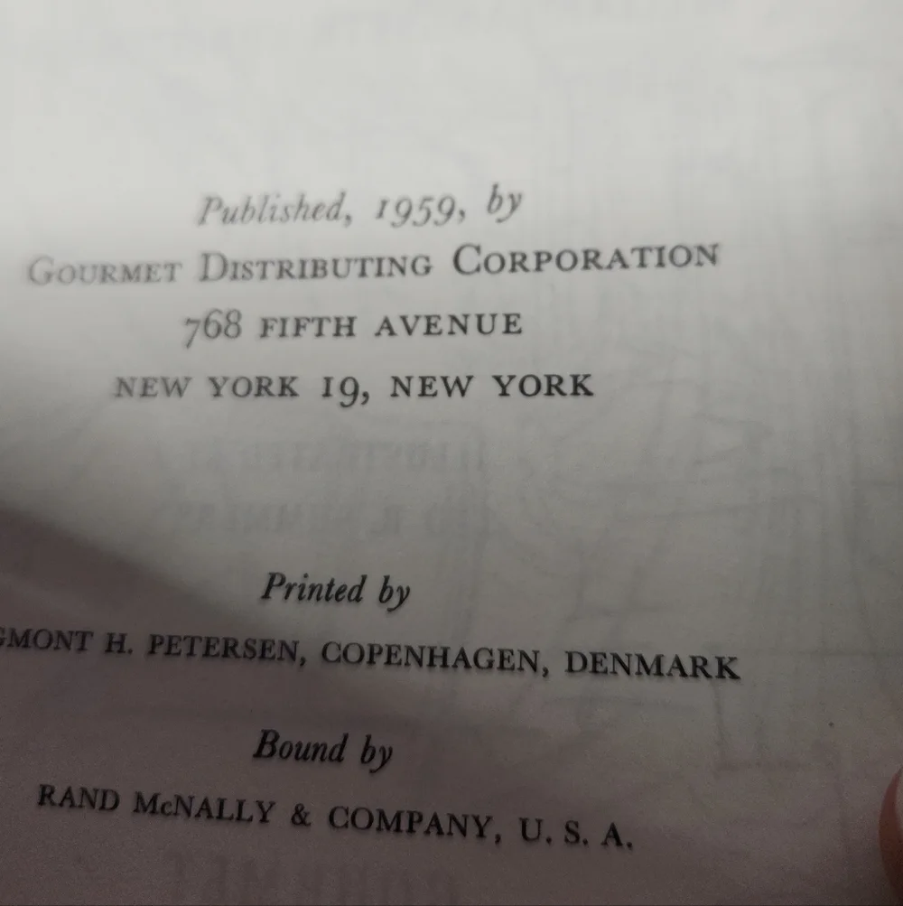 Gourmet’s 1959 Old Vienna Cookbook Hardcover